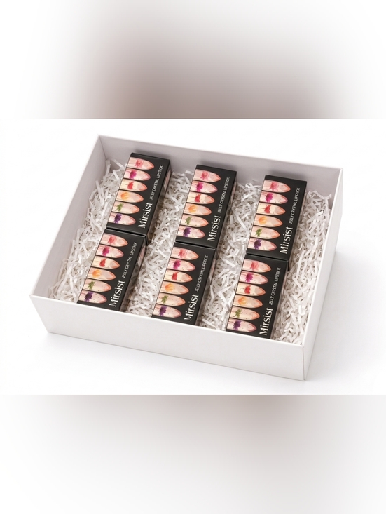 Other - 6pc Jelly Crystal Color Changing Lipstick -